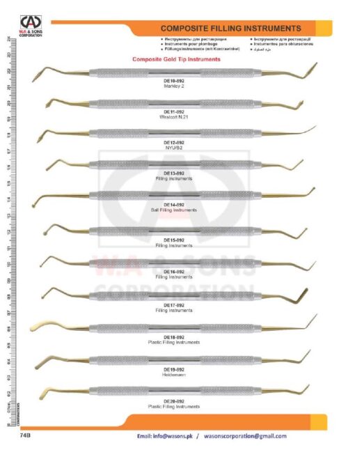 Composite Filling Instruments Paytekht Company